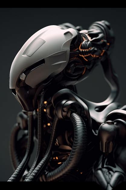 Premium AI Image | The robot from the movie alien.