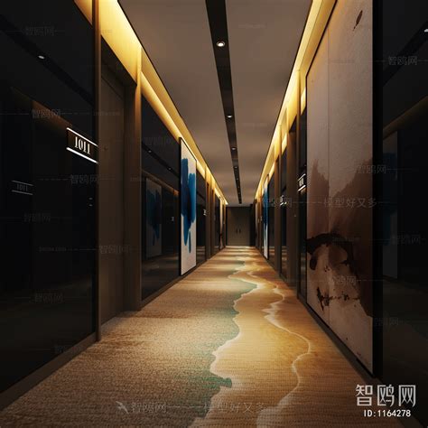 现代酒店过道3d模型下载3dmax现代酒店过道模型编号184127099 智鸥网