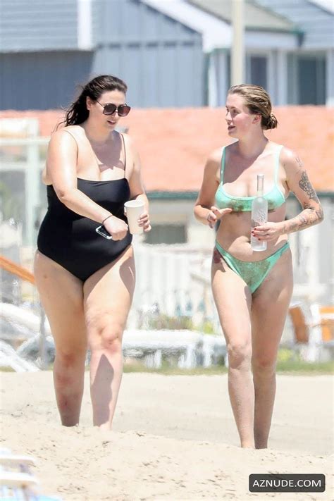 Ireland Baldwin Looks Stunning In A Bikini While Out With Friends On The Beach In Malibu AZNude