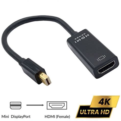 Cáp chuyển đổi tương thích Mini DP sang HDMI 1080P Bộ chuyển đổi