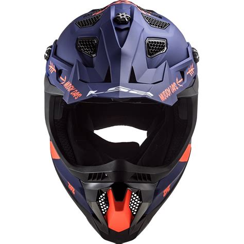 LS2 MX700 SUBVERTER Evo Cargo Gloss Blue Fluro Orange Helmet