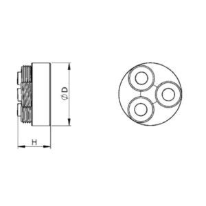 Круглые резьбонакатные плашки – ПТК