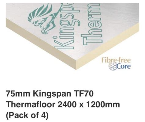 Kingspan Thermafloor Tf Insulation X X Mm Pack Of