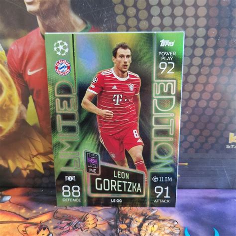 Leon Goretzka ÉDITION LIMITÉE Le GG Match Attax 22 23 Etsy France