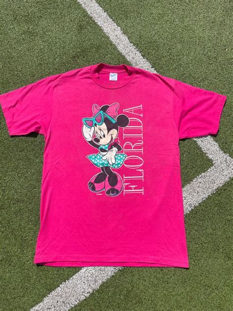 Mickey Mouse 1990 S Velva Sheen Minnie Mouse Disney T Shirt Grailed