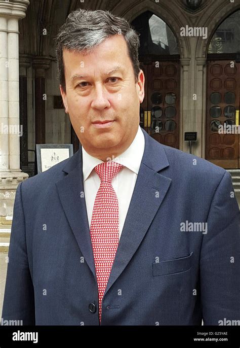 David De Freitas Outside The Royal Courts Of Justice In London As He