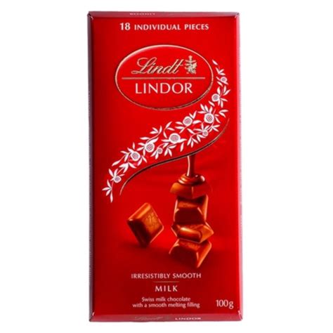 Jual Lindt Lindor Single Milk 100gr Shopee Indonesia