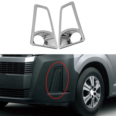 Xuming Car Front Fog Light Lamp Cover Trim For Toyota HiAce Commuter