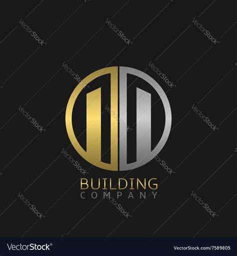 Building company logo Royalty Free Vector Image