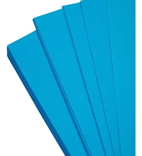 Hojas De Papel Bond Colores Intesos 100 Piezas 75g Apsa Color Azul