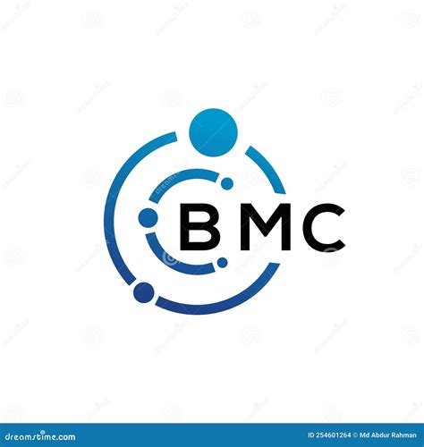 Bmc Letter Logo Design On White Background Bmc Creative Initials