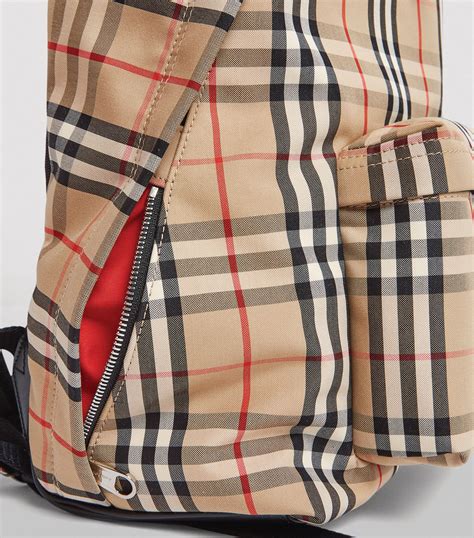 Mens Burberry Neutrals Vintage Check Backpack Harrods Countrycode