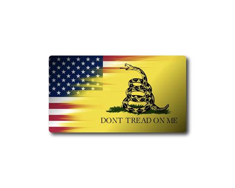 Don't Tread On Me & USA Flag Decal