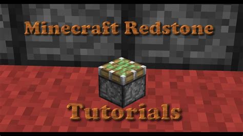 Minecraft Redstone Tutorials Piston Floor Door Youtube