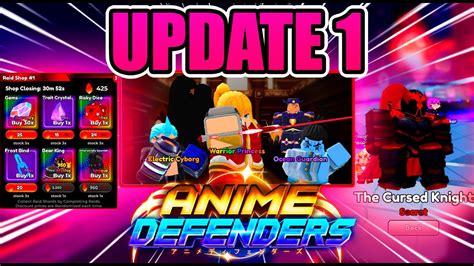 NUEVOS CODESTODO SOBRE LA UPDATE 1 En ANIME DEFENDERS Roblox