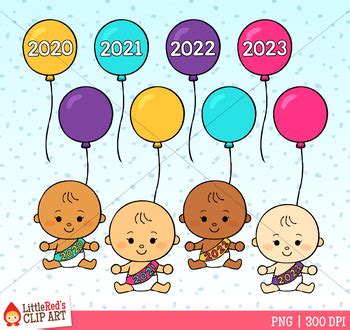 New Year Party Clip Art by LittleRed | Teachers Pay Teachers