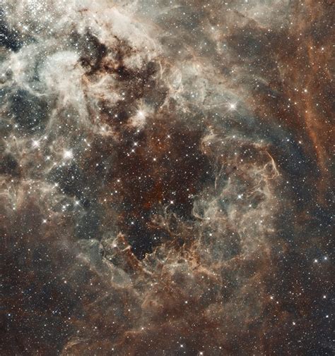 The Tarantula Nebula In The Large Magellanic Cloud Wallpaper Wall Mural