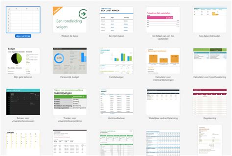 Gebruik Handige Sjablonen In Excel Excelvraag Nl