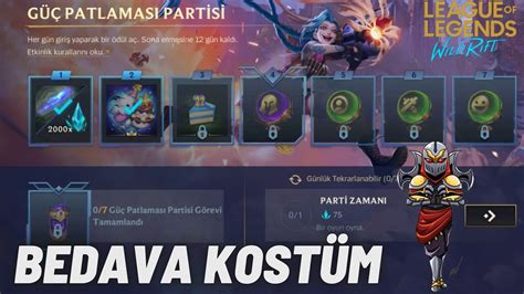 Wild Rift Yeni Bedava Kost M Etkinl I Wild Rift Bedava Skin Alma