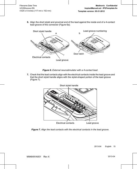 Medtronic 97725 Pain ENS - Wireless External Neurostimulator User Manual