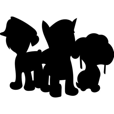 Paw Patrol Svg, Paw Patrol Silhouette Svg, Paw patrol Clipar - Inspire ...