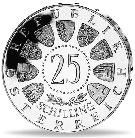 Österreich 25 Schilling Prinz Eugen von Savoyen 1963 Silber