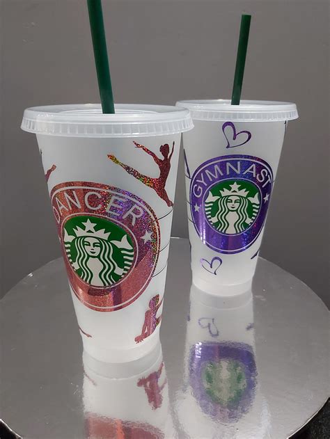 Personalised Starbucks 24oz Plastic Reusable Cup Etsy