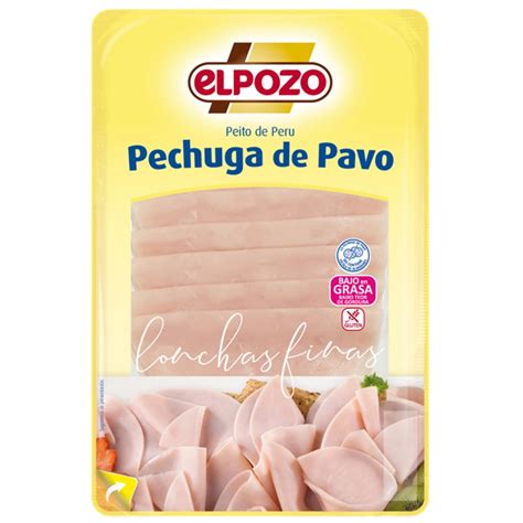 Pechuga De Pavo En Finas Lonchas El Pozo Sin Gluten G