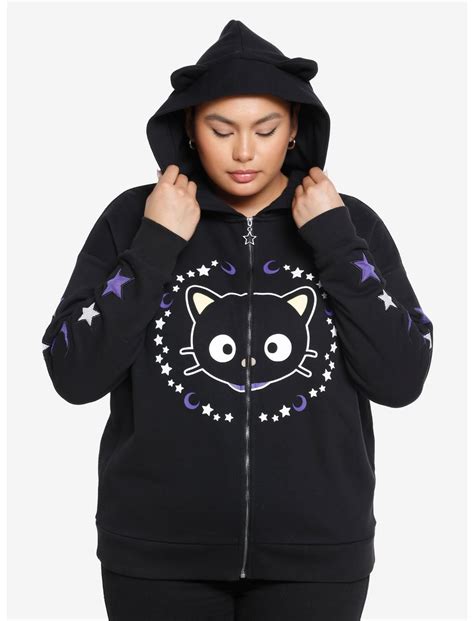 Chococat Celestial Cat Ears Girls Hoodie Plus Size Hot Topic