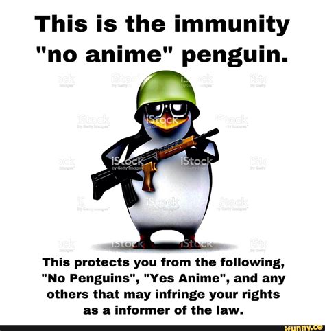 Immunity No Anime Penguin Blank Template Imgflip