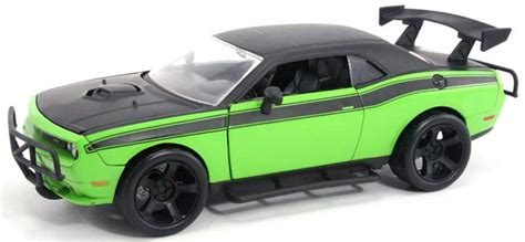 124 Fandf Lettys Dodge Challenger Srt8 Off Road Greenblack Furious 7 2015 Fast And Furious