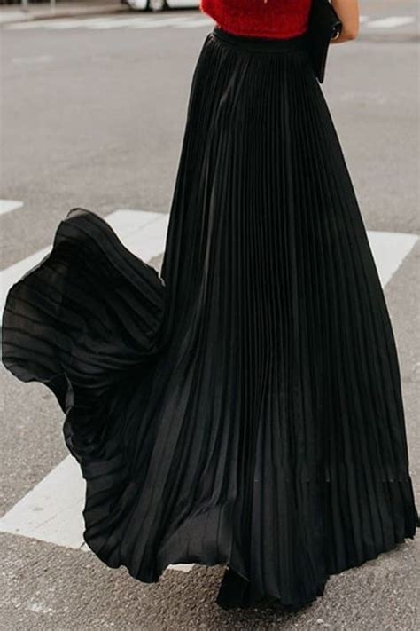 Trends 18 Black Pleated Skirts To Combine With Absolutely All This