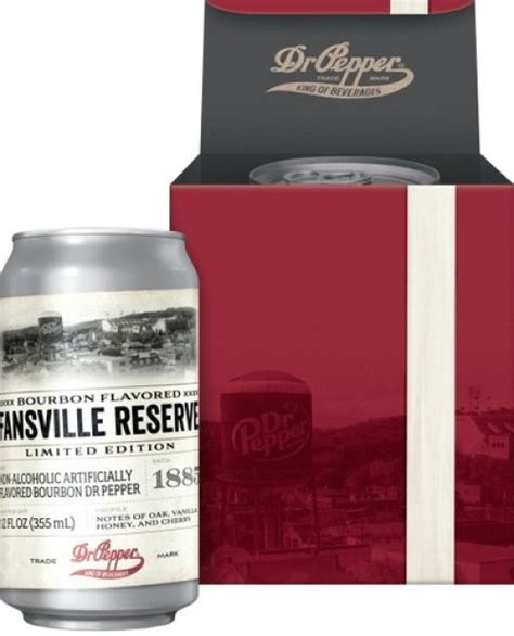 Dr Pepper Unveils Limited Edition Bourbon Flavored Fansville Reserve Cravedfw