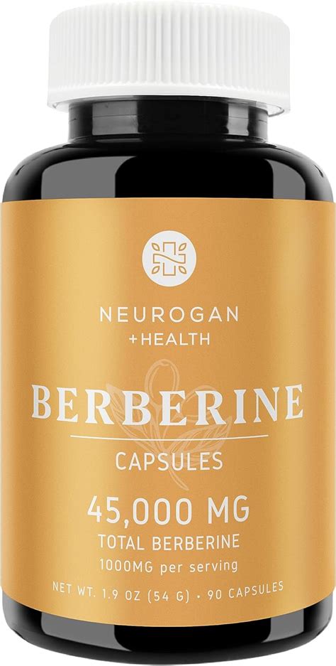 Neurogan Berberine Supplement Capsules Mg Natural Berberine Per