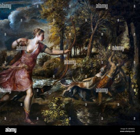 Titian Tiziano The Death Of Actaeon Hi Res Stock Photography And Images