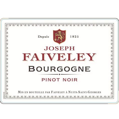 法维莱酒庄勃艮第大区级黑皮诺干红葡萄酒Domaine Faiveley Bourgogne Pinot Noir价格 年份 评分 酒窝网上商城