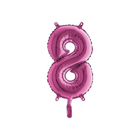 Partycolare Palloncino Mylar Cm Fuxia Numero