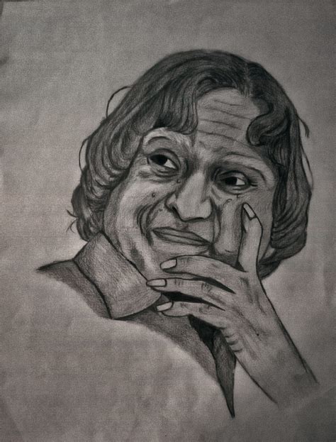 Apj Abdul Kalam Sketch Outline