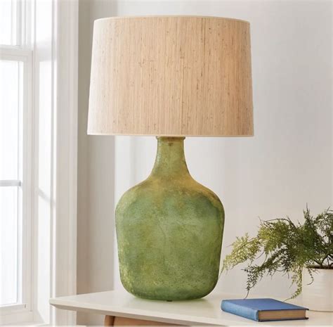 Halsey Green Glass Teardrop Table Lamp Base Artofit