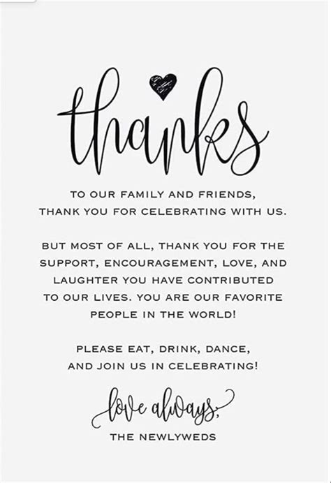 Thank You Card Ideas For Your Wedding