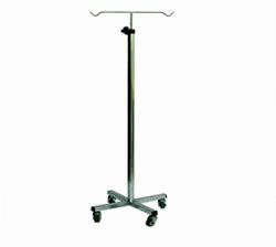 I V Stand Stainless Steel Grade Heavy Weighted Base At Rs