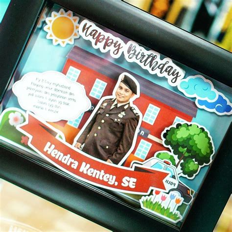 Toko Kado Scrapframe Ultah Birthday Anniversary Murah Kado Wisudaku