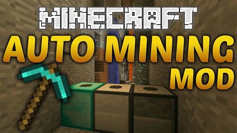 Minecraft Auto Mining Mod Progressive Automation Youtube