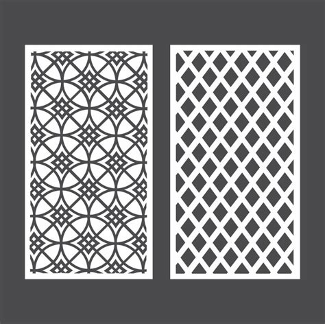 Geometric Patterns For CNC Laser Cutting Free Vector cdr Download ...