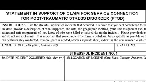 Ptsd Spouse Letter Example