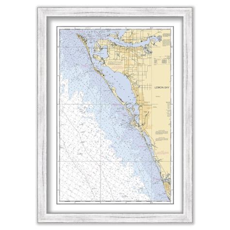 Nautical Chart Venice Inlet Florida To Anna Maria Island Florida Etsy