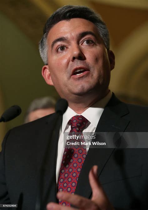 Sen Cory Gardner Speaks To Reporters About The Proposed Senate News Photo Getty Images