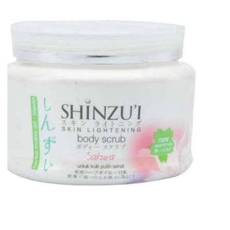 Jual BPOM Shinzui Body Scrub 200g 100 Original Lulur Skin Lightening