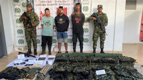 Capturaron A Tres Presuntos Disidentes De Las Farc En Antioquia