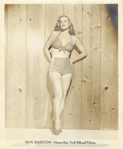 Faye Emerson Original Vintage Pin Up Photo Portrait 1940 S Sexy Leggy Ebay